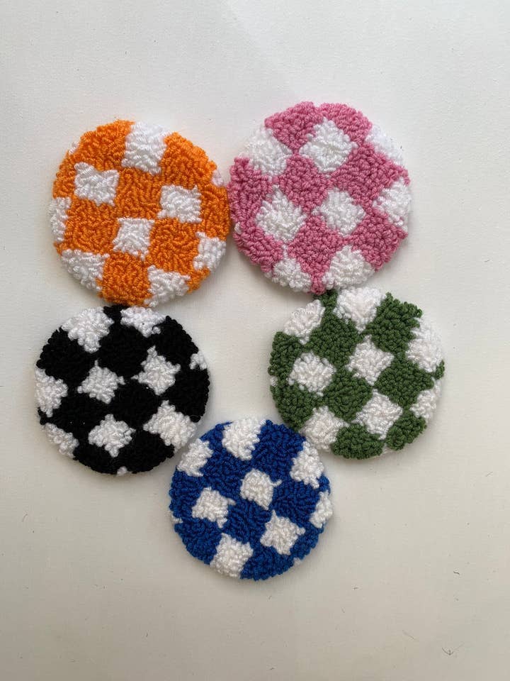 Posavasos personalizados para coche, juego de 2 posavasos para coche, perforados para venta al por mayor de MUUDLAND