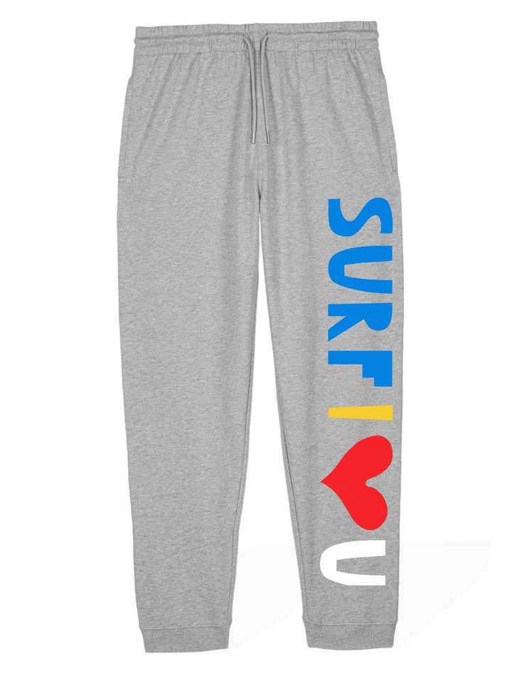 Surf I ♥ U Jogginghose für den Großhandel von Cabana Club California