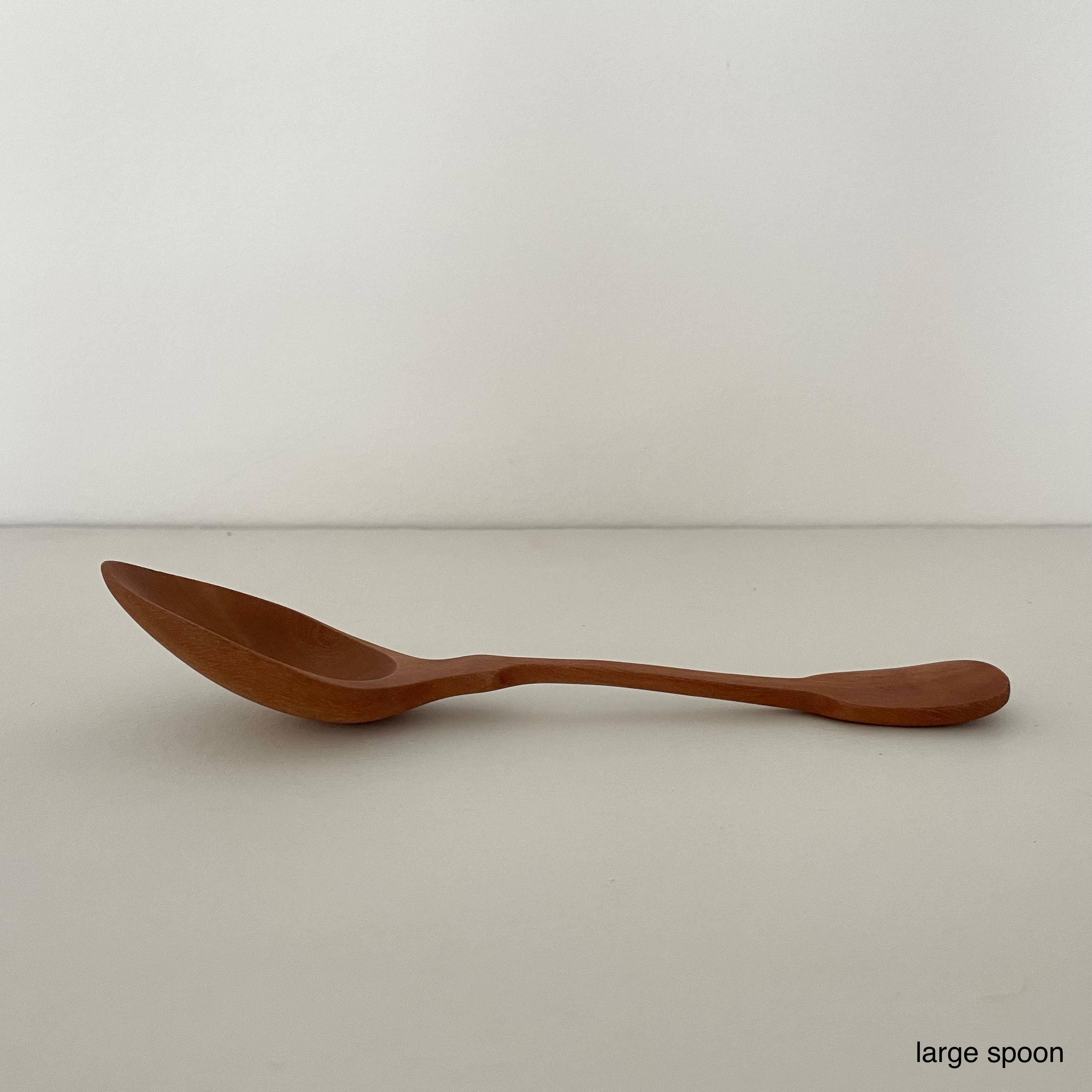 fort & field - Vente Ustensile de service - Cuillères à café à confiture en bois de forme vintage fabriquées à la main16