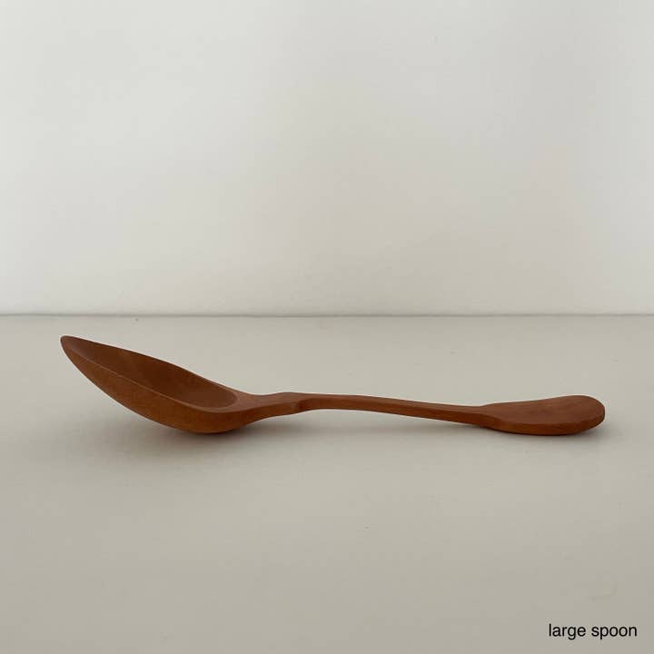 fort & field - Vente Ustensile de service - Cuillères à café à confiture en bois de forme vintage fabriquées à la main16