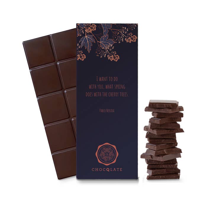 Chocqlate – Barra de chocolate por atacado – Chocolate orgânico CHOCQLATE 50% com creme de avelã1