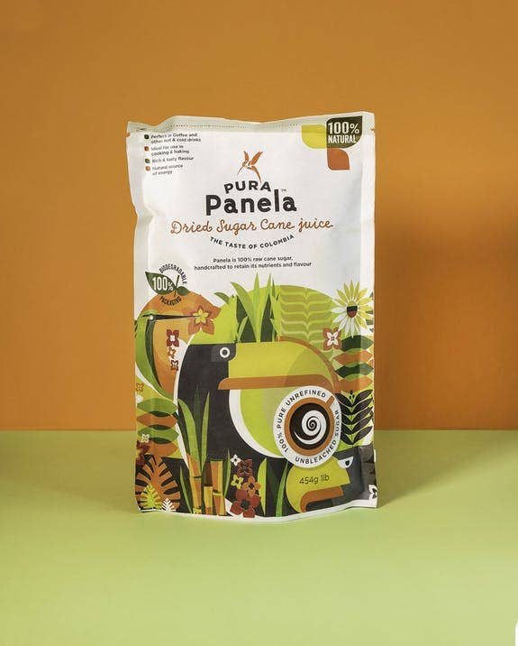 Pura Panela – Engroshandel Sukker – Pura Panela Retail Tasker * 12 (uraffineret hele rørsukker)1