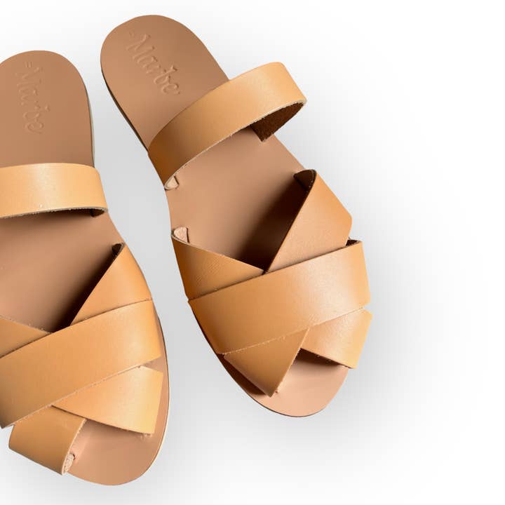 Marbe Sandals - Wholesale Sandals - Women's - Classy Greek Summer Leather Sandal : Filio