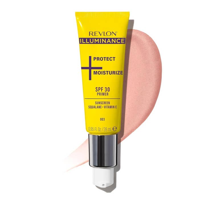 Revlon Illuminance Hydraterende Primer met SPF 30, Gezichtsmake-up Primer met Zonnebrandcrème, Squalaan & Vitamine E, Geen Witte Waas, Transparante Finish, 003, 28 ml voor wholesale door Super Stock Wholesale