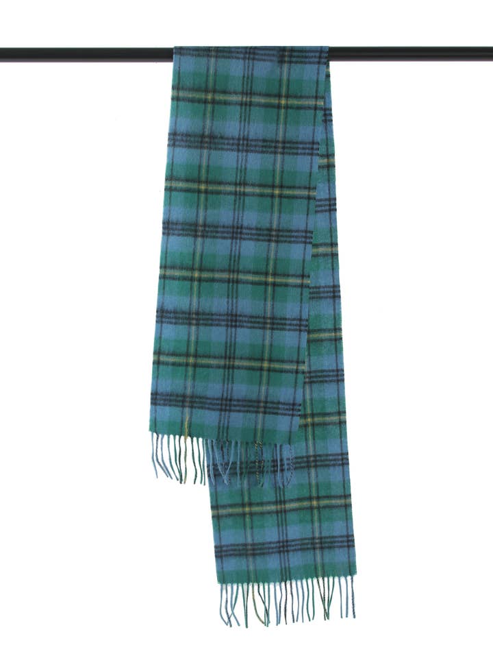 Pure Lambswool Scottish Scarf - Johnston Tartan for wholesale by HEJ TRADING LTD