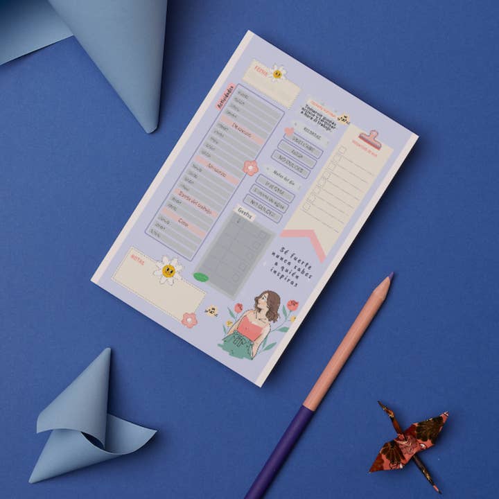 8x5 libreta organizador y planificador diario, 90 paginas for wholesale by Missh Shop