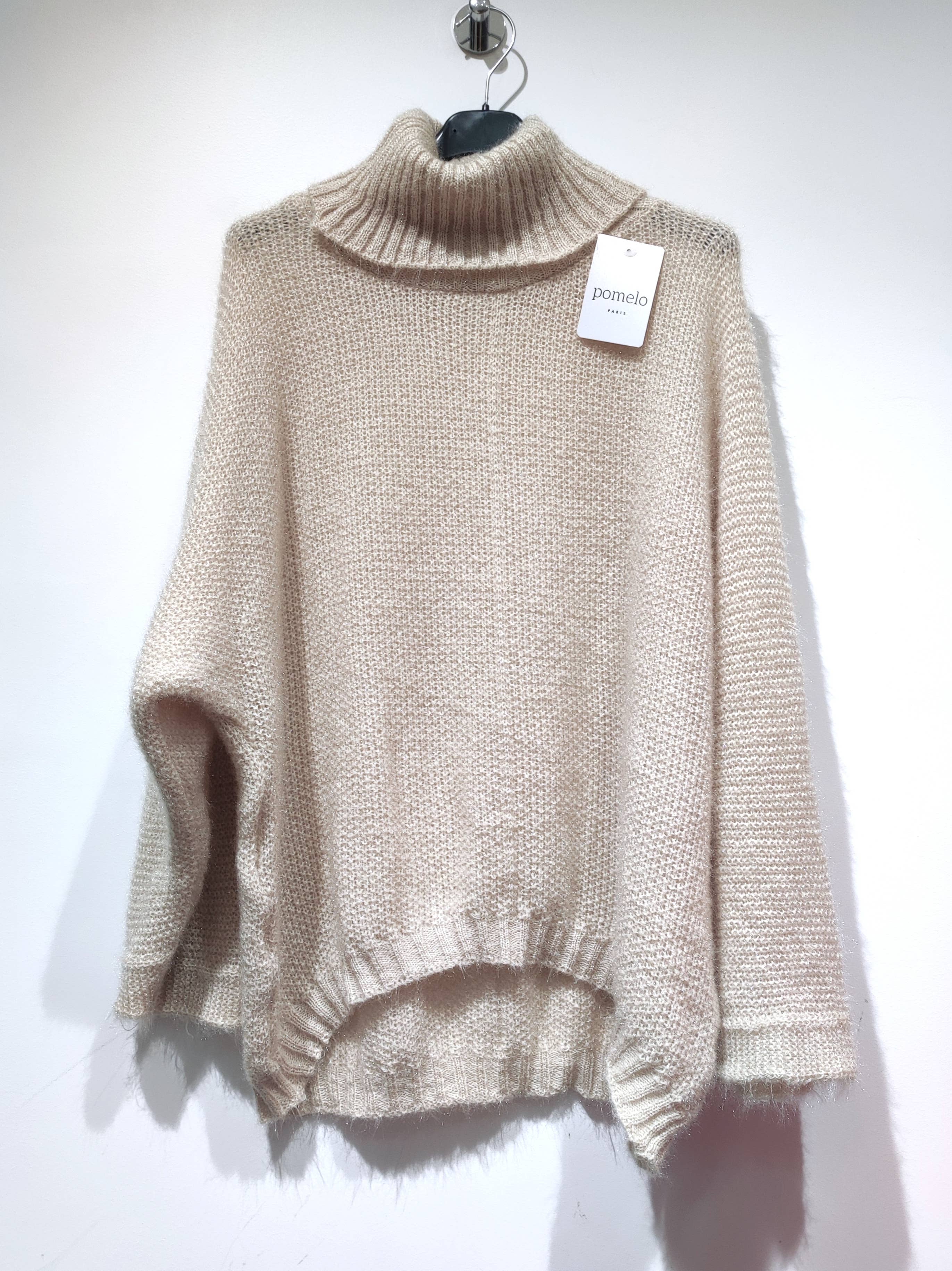 Pomelo paris – Großhandel Strickpullover – Damen – CANDY Rollkragenpullover AH2613