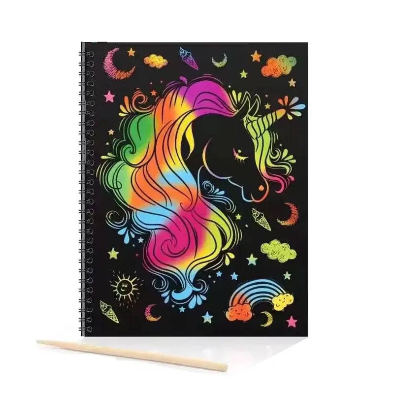 giftland - Wholesale Stationery/Notecard Set - Rainbow Scratch Offpaper  Notebook4