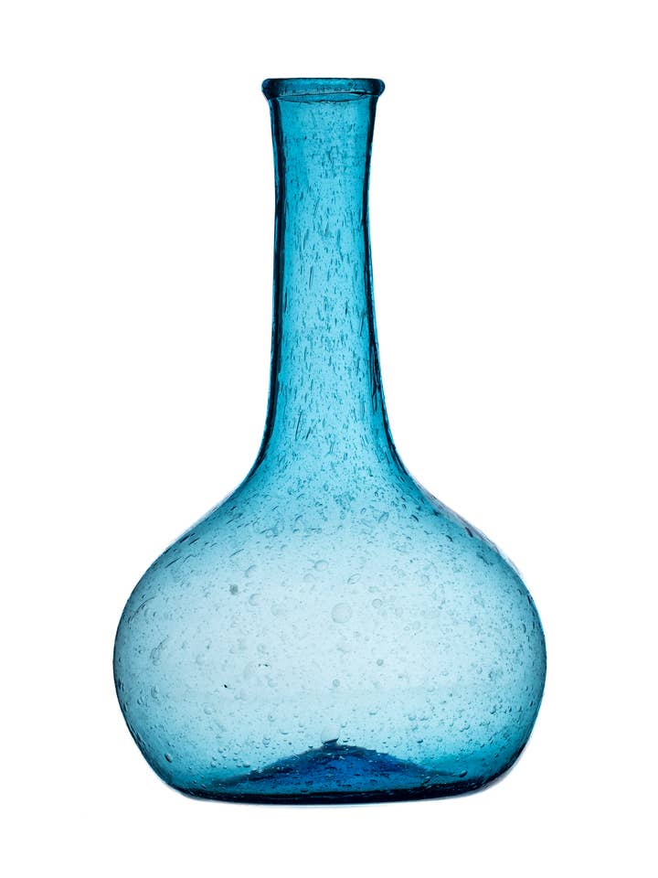 Vaso Azzurro Ghiaccio Riciclato per la vendita all'ingrosso da parte di Shoeless Joe Ltd