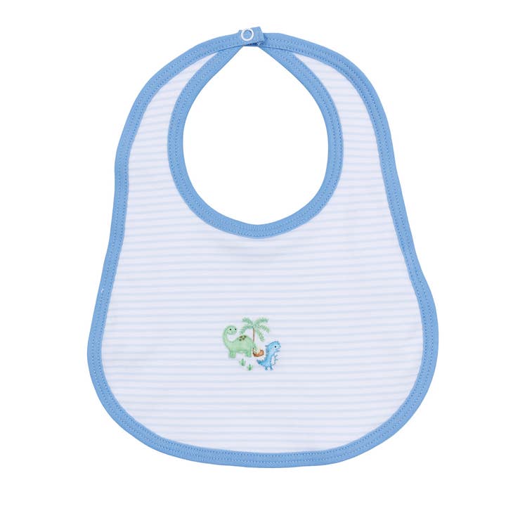 Dino - Land Embroidered Bib for wholesale by Magnolia Baby