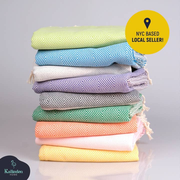 Kalkedon Towels - Wholesale Beach Towel - Thick Turkish Towel | Beach Towel | Picnic Blanket | Shawl