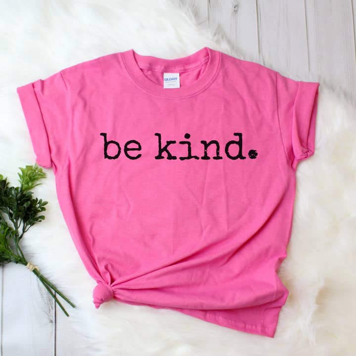 Adult Pink Shirt Day Be Kind Shirt Adult | Anti Bullying Shirt | Kindness Matters Shirt | Be Kind Shirt | for wholesale by Fraser & Pine | Sweet Lavations