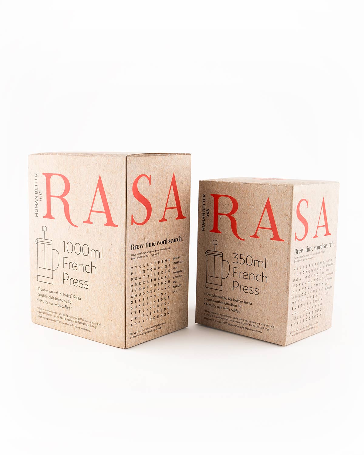 Rasa - #1 in Functional Adaptogens - Wholesale French Press - Rasa Branded French Press2