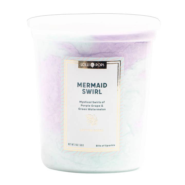 Mermaid Swirl Cotton Candy for wholesale by Lolli and Pops