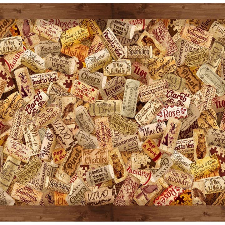 500 Piece Jigsaw Puzzle Corks, Corks & More Corks for wholesale by Two Lumps of Sugar
