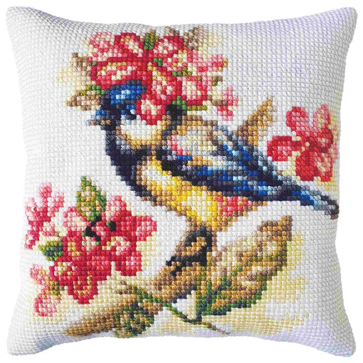 Needlepoint-kudde Stämplad Kit Titmouse Collection DArt 5456 för wholesale av RTO&Collection D'Art (RTO Baltic OU)