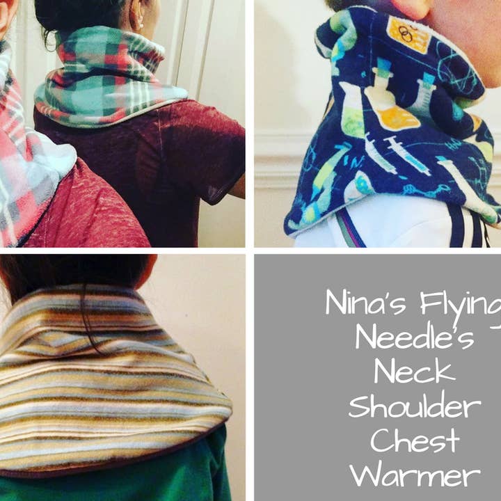 Nina's Flying Needle - Wholesale Neck Gaiter/Snood - Unisex - Adult Handmade Neck Warmer Ice Hockey11