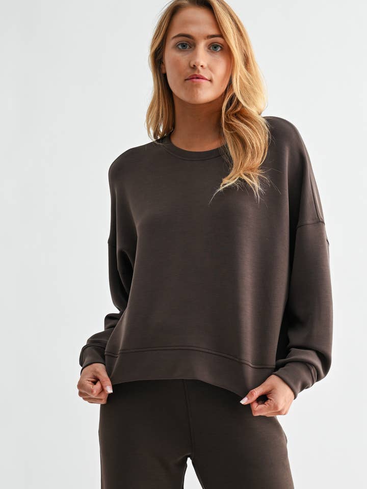 Mono B – Großhandel Sweatshirt – Damen – Laguna Pullover mit überschnittenen Schultern27