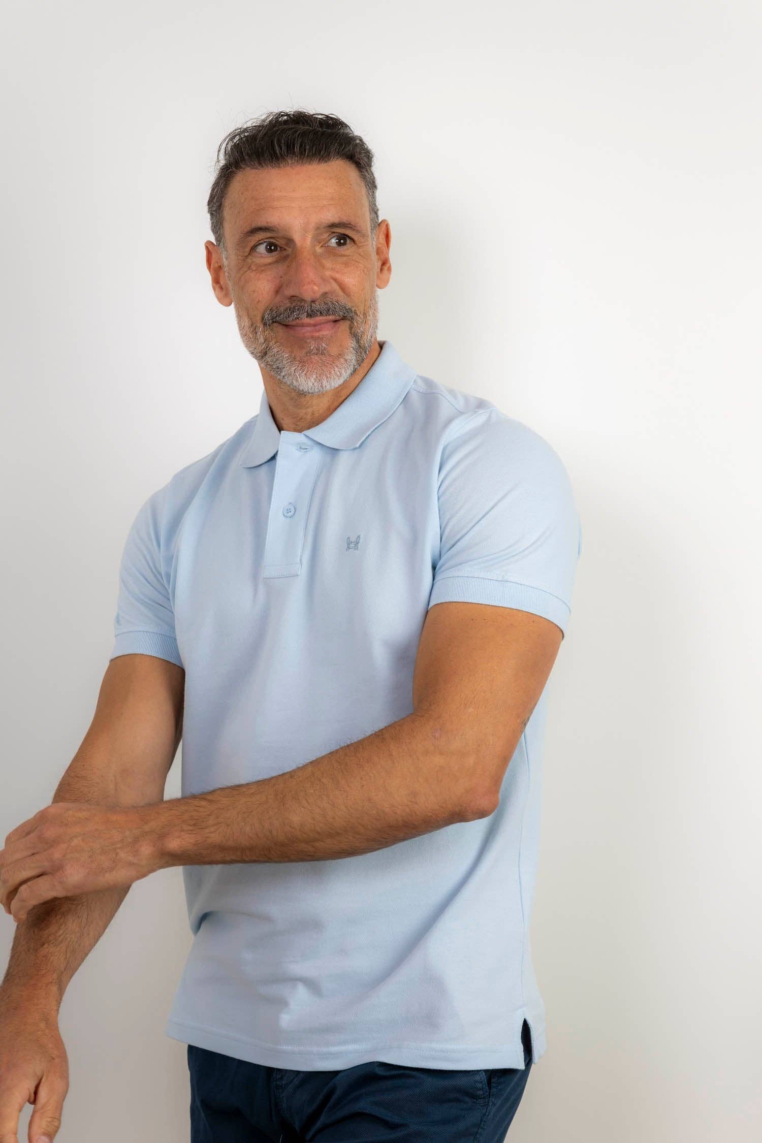 Custi Mikelo: Men's Clothing & Christmas Gifts - Wholesale Polo - Men's - Basic Sky Polo2