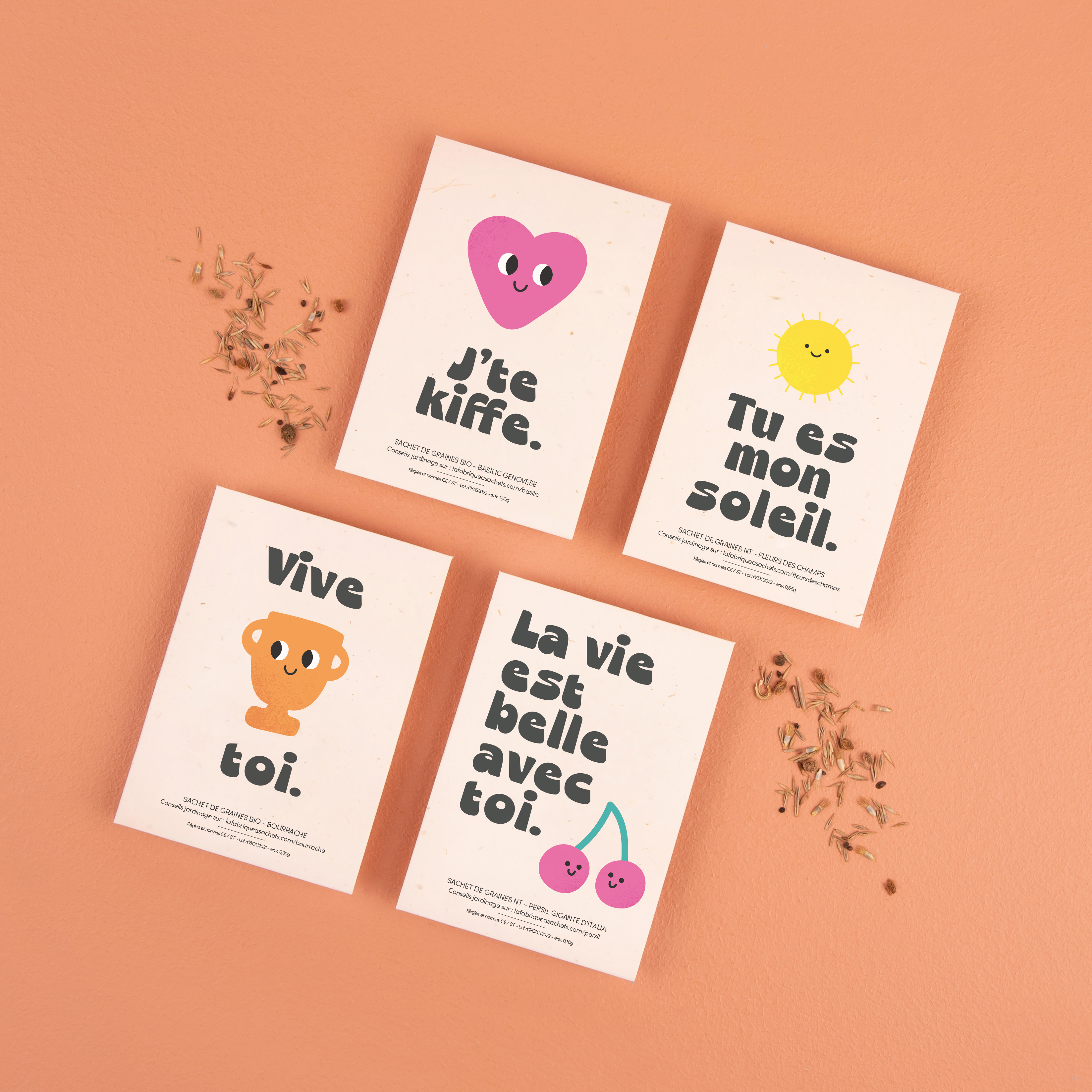 La Fabrique à Sachets - Wholesale Plant Seeds - Vive toi - Gypsophila seed bag1