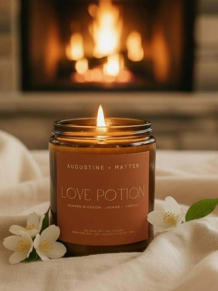 Love Potion - 7oz Soy Candle for wholesale by Augustine + Matter Candle Studio