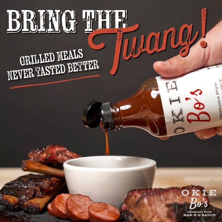 Okie Bo’s BBQ Sauce - Wholesale BBQ Sauce - Okie Bo's Original BAR-B-Q Sauce 16 oz.