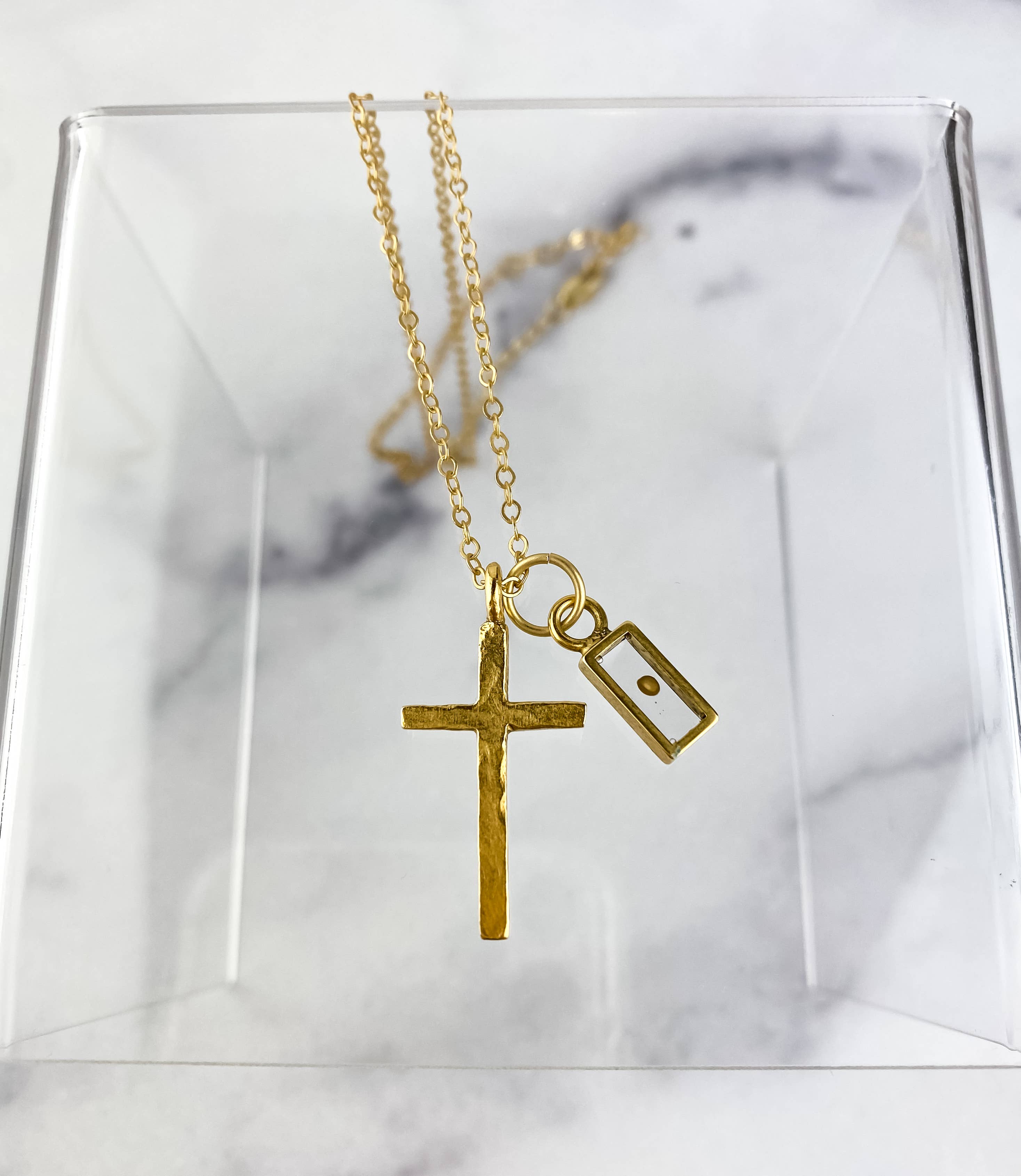 Light Shine - Wholesale Pendant/Charm Necklace - Cross Necklace with Mustard Seed | Faith Christian Necklace9