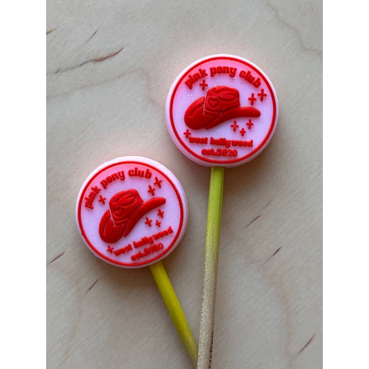 Knitting Point Protectors Pink Pony Club LGBTQ Pride Music for wholesale by Comma Craft Co