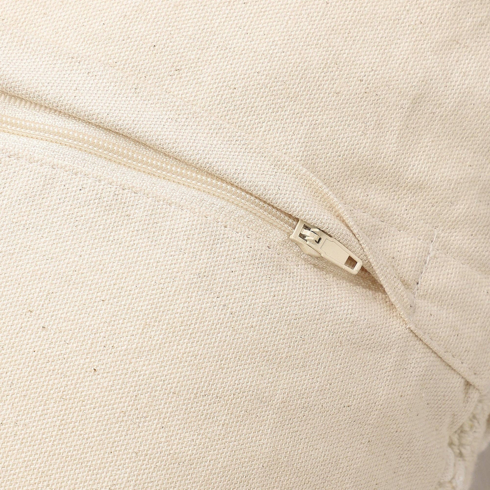 REDEARTH - Wholesale Throw Pillow Cover - · REDEARTH · Boho Textured Throw Pillow Cushion Covers - Woven Tufted Decorative Farmhouse Cases Set for Couch - Bed - Chair - Dining - Patio - Outdoor - 100% Cotton (18"x18" - Natural) Pack of 26