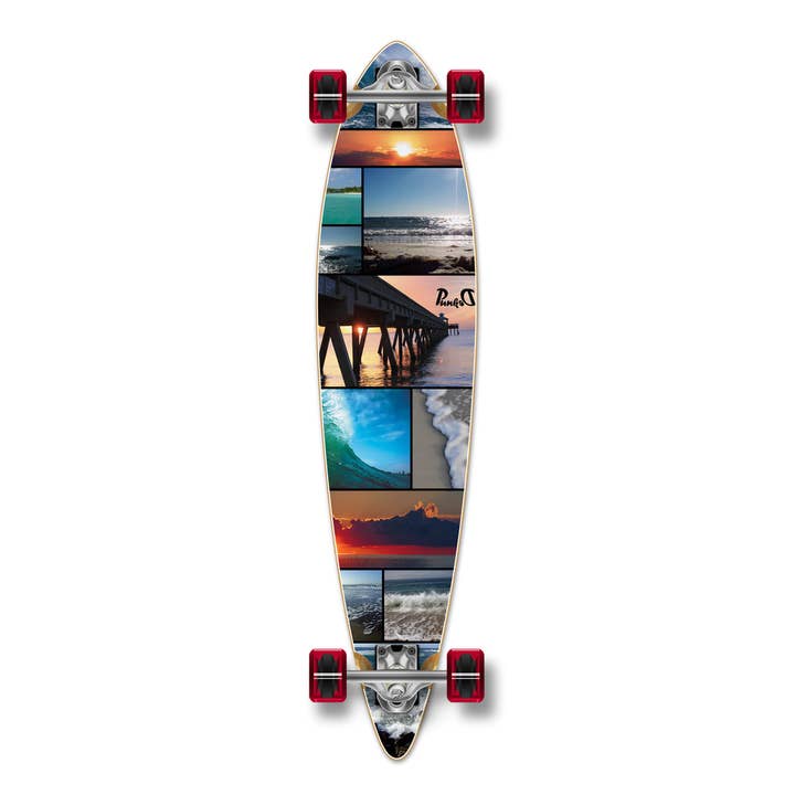Yocaher Pintail Longboard complet - Bord de mer pour la vente par Yocaher Skateboards