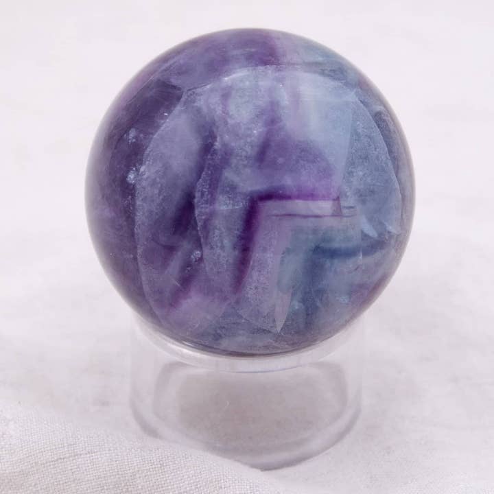 Tiny Rituals - Wholesale Spiritual Stone/Crystal - Rare Rainbow Fluorite Spheres - AAA Premium Quality45