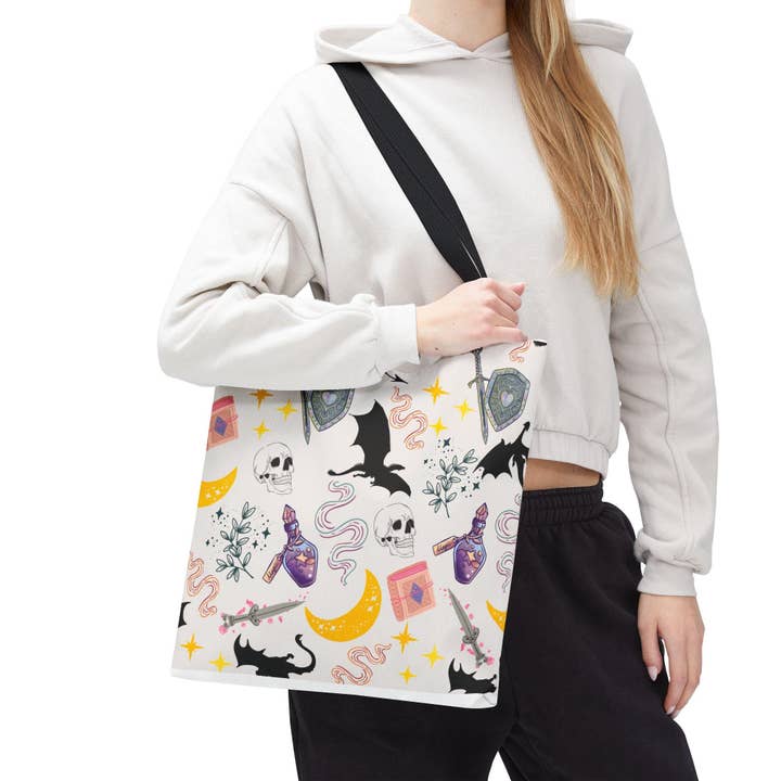 Booked with Jess - Wholesale Tote Bag - Women's - Fantasy Vibes Tote Bag2