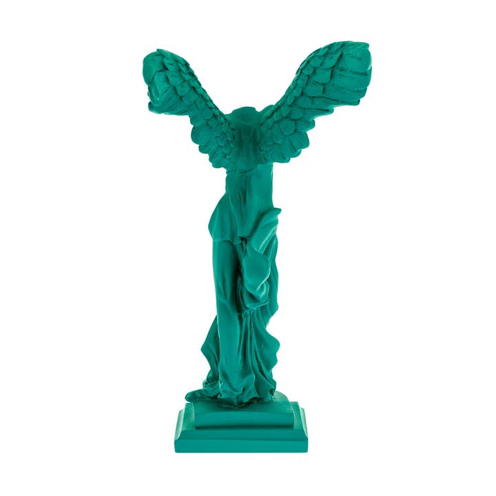 ARTIA LTD – Engroshandel Skulptur – Sejr - Nike Winged Gudinde Samothrace 30cm Grøn Farve