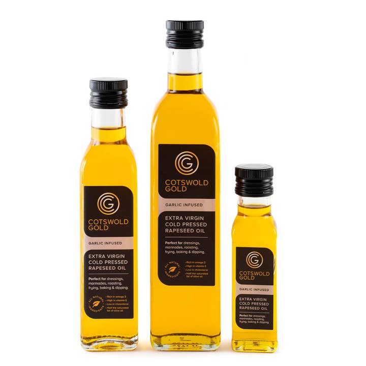 Cotswold Gold - Venta al por mayor Aceite de cocina - Infusiones de aceite de colza Cotswold Gold - Ajo