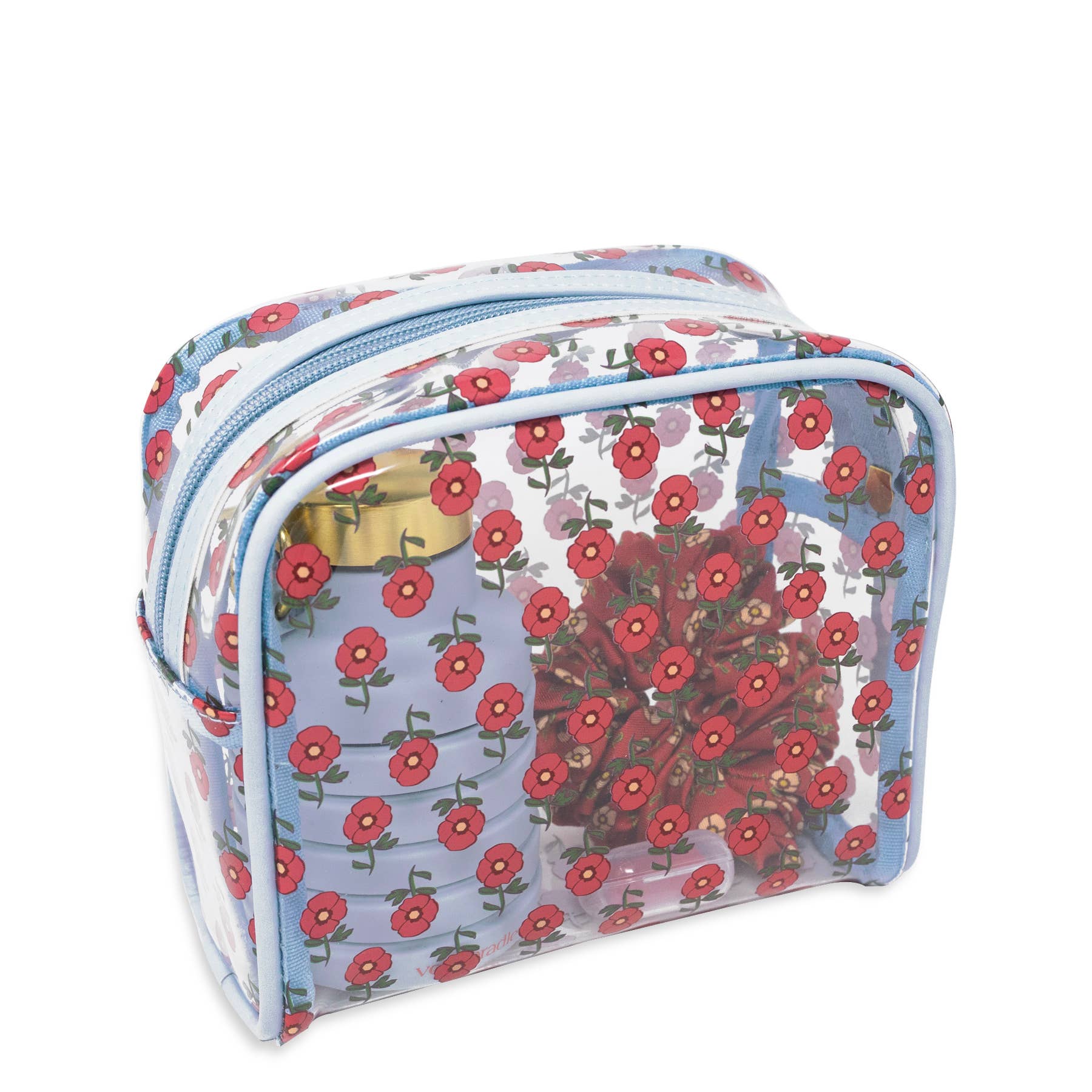 Vera Bradley by Lifeguard Press - Wholesale Travel Set - Jet Setter Travel Kit, Tiny Poppies1