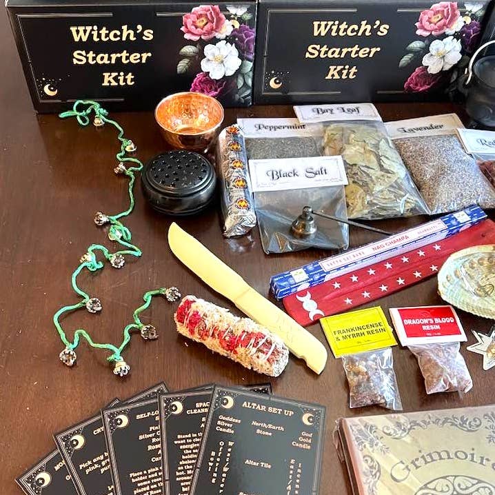 Aura Song Gifts - Wholesale Meditation Supplies - Witch's Starter Kit with 75 items4