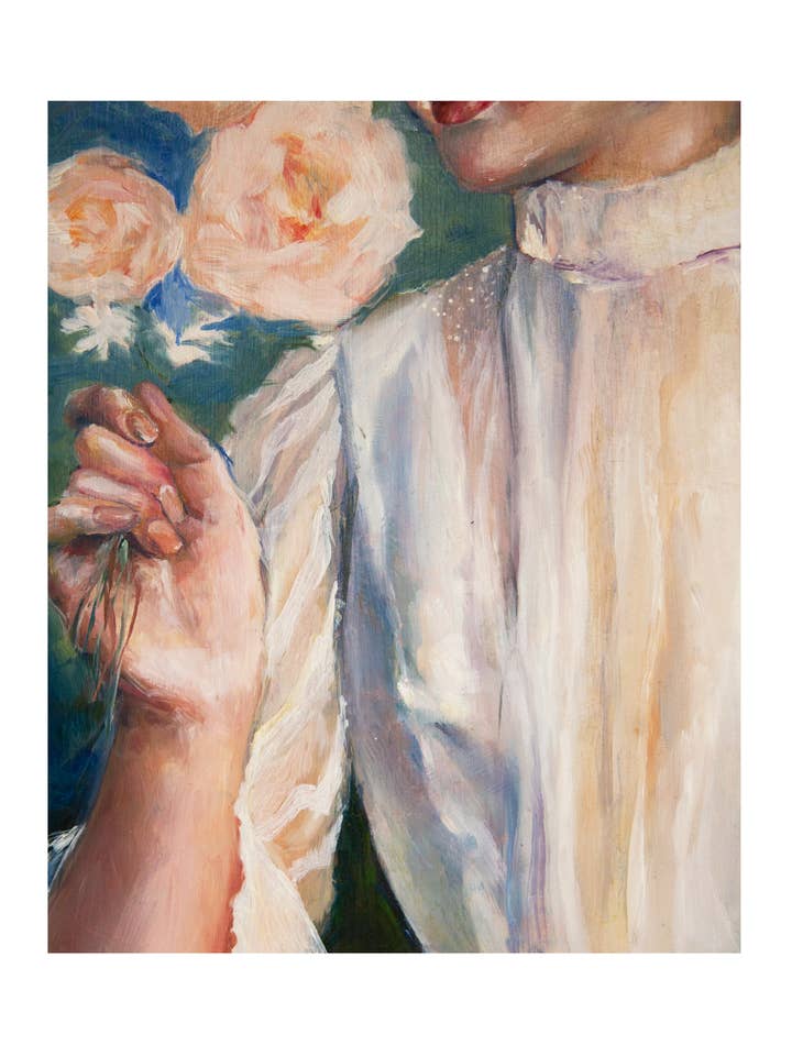 Eleganter Blumenstrauß KUNSTDRUCK für den Großhandel von TRANGS.ART