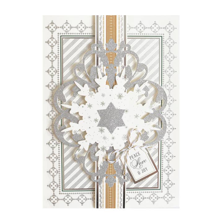 Silver Star Single Greeting Card for wholesale by Anna Griffin Inc