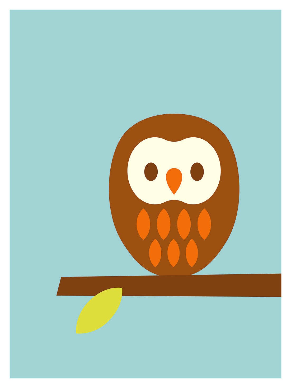 BLUE SHAKER – wholesale Art print – Dicky Bird - Owl0
