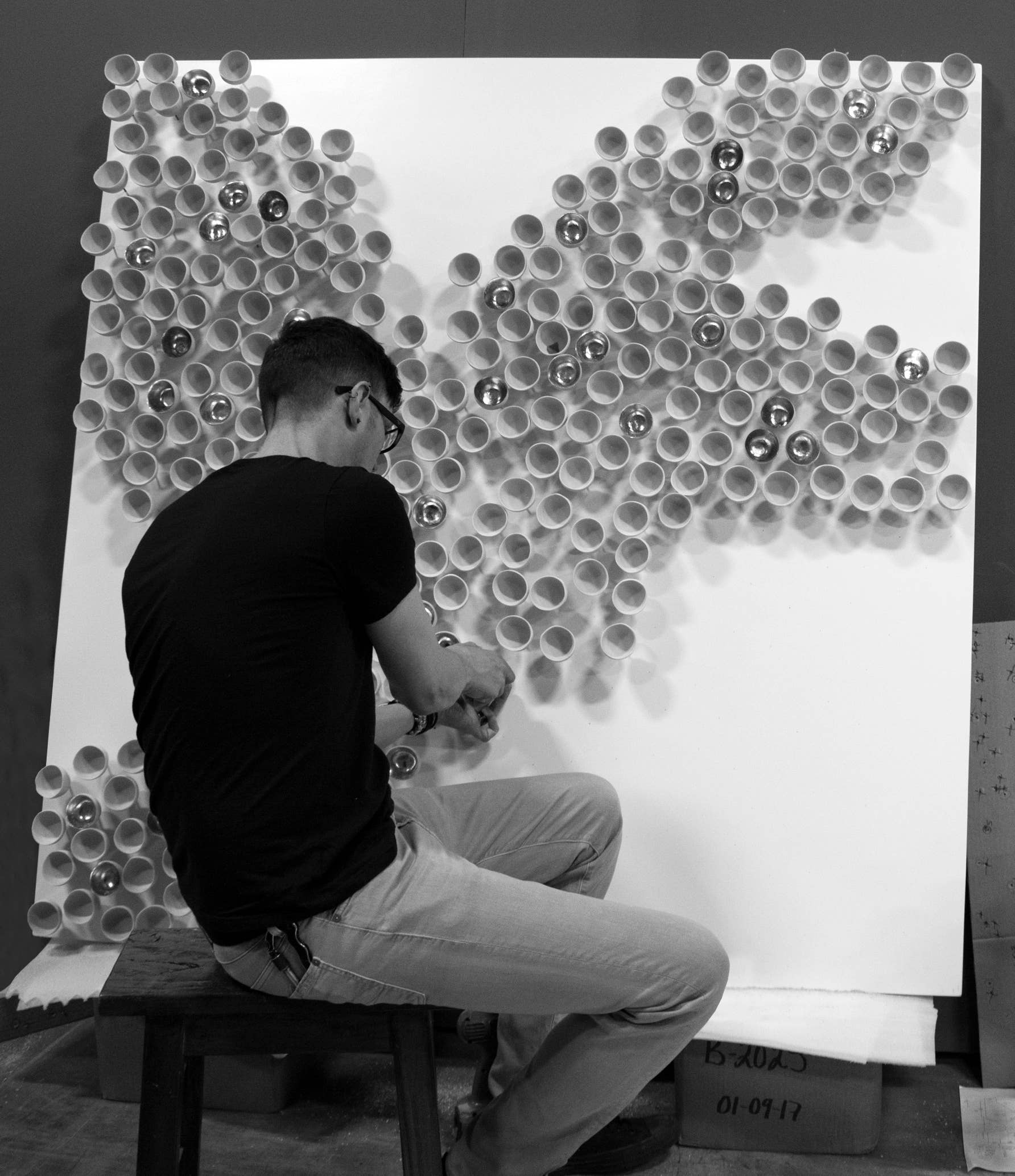 Gold Leaf Design Group - Wholesale Wall Accent - Seed Wall Play™ SEED Off-White Set/106