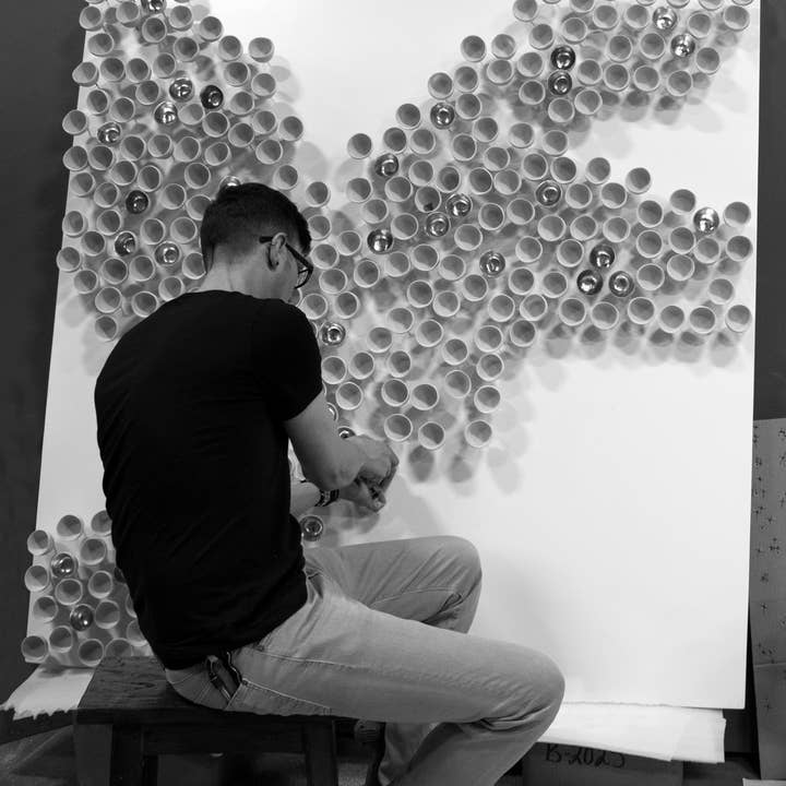 Gold Leaf Design Group - Wholesale Wall Accent - Seed Wall Play™ SEED Off-White Set/106