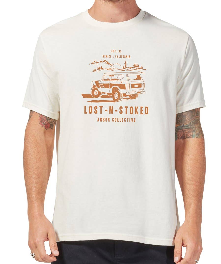 Arbor - Wholesale T-Shirt (Graphic) - Men's - Cruiser Tee - Off White0