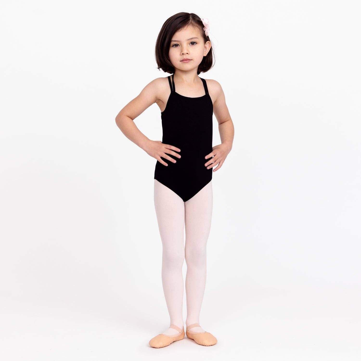 Sort Annie: Criss Cross Back Jazz Leotard for engroshandel på Faire1