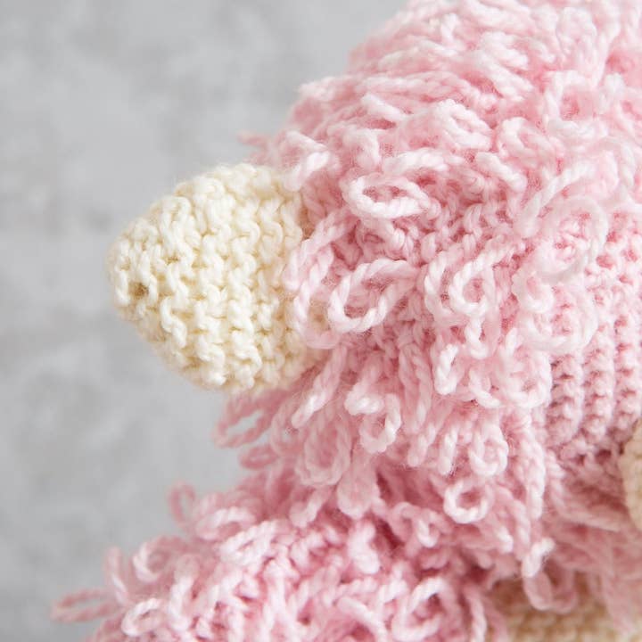 Wool Couture Company - Wholesale Knitting/Crochet Supplies - Olivia Orangutan Knitting Kit Baby Pink6