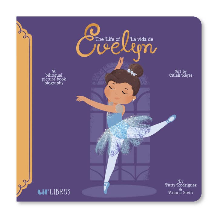 The Life of / La vida de Evelyn (Bilingual: English and Spanish) for wholesale by Lil' Libros ~ Bilingual Children's Books & Games