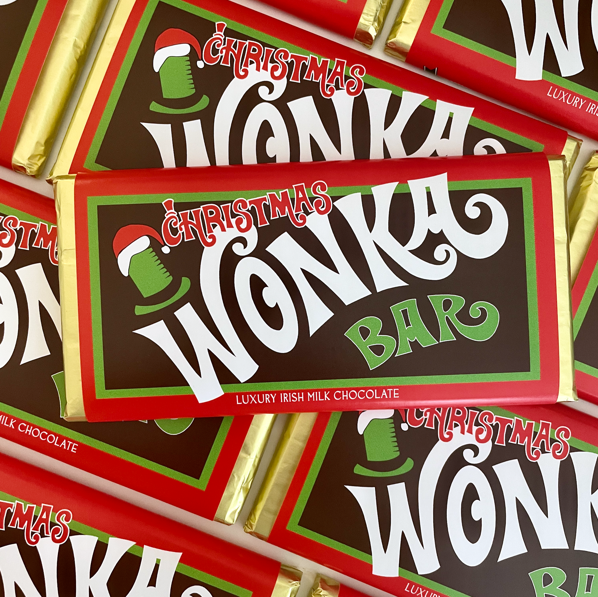 Sweet Living Kilkenny - Wholesale Chocoladereep - Christmas Wonka-bar (Beperkte oplage)3