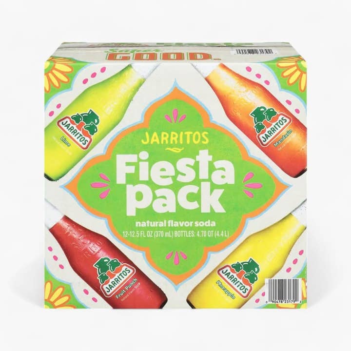 L&F Universal Goods - Wholesale Soda/Carbonated Drink - Jarritos Fiesta Pack Glass 12/12.5Oz