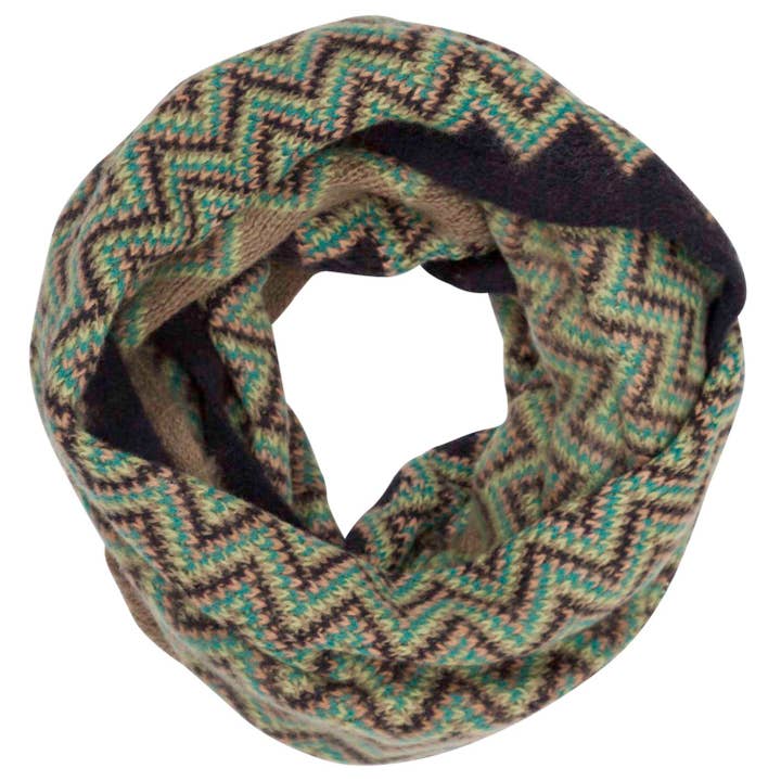Wonderful Winter Zig Zag Infinity Scarf for wholesale by Chloe & Lex