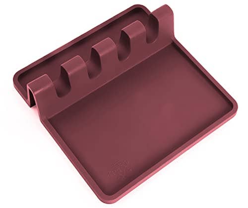 Zulay Kitchen - Wholesale Spoon Rest - Silicone Utensil Rest with Drip Pad for Multiple Utensils18