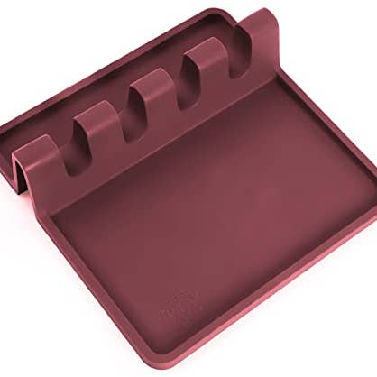 Zulay Kitchen - Wholesale Spoon Rest - Silicone Utensil Rest with Drip Pad for Multiple Utensils18